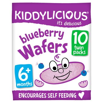 Tesco Kiddylicious wafers blueberry 40g offer