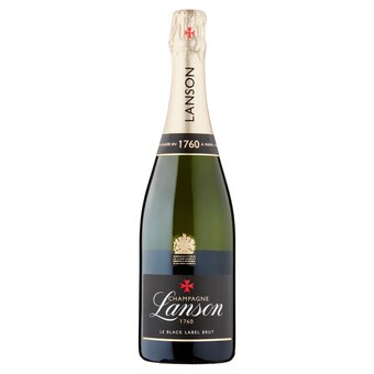 Tesco Lanson le black label brut 75cl offer