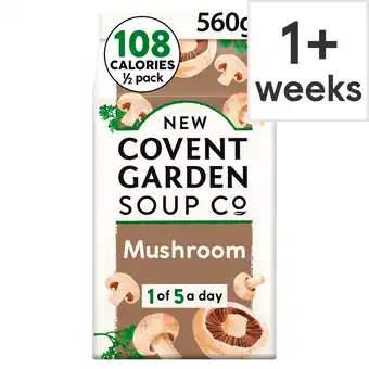 Tesco New covent garden soup co mushroom soup 560g offer