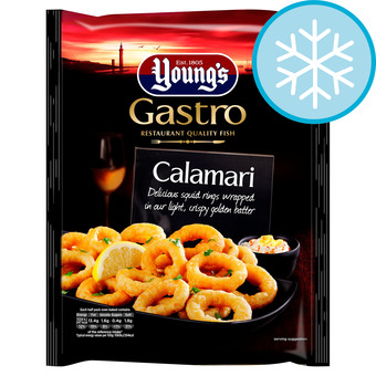 Tesco Youngs calamari 250g offer