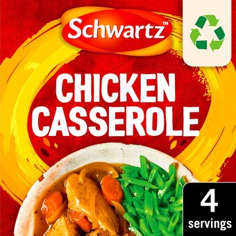 Tesco Schwartz authentic chicken casserole mix 36g offer