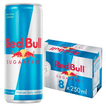 Tesco Red bull sugar free energy drink 8 x 250ml offer