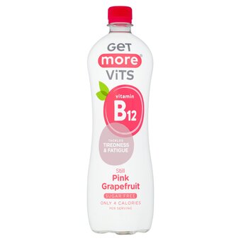 Tesco Get more vitamins b12 pink grapefruit sugar free still 1l offer