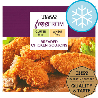 Tesco Tesco free from breaded chicken goujons 300g offer