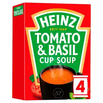 Tesco Heinz tomato & basil cup soup 88g offer