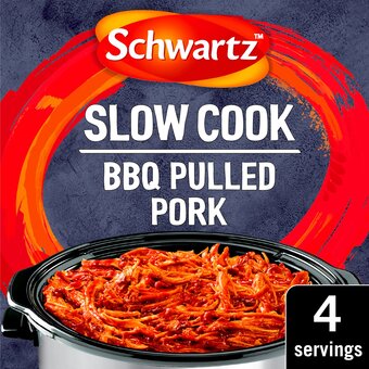 Tesco Schwartz slow cooker bbq pulled pork 35g offer