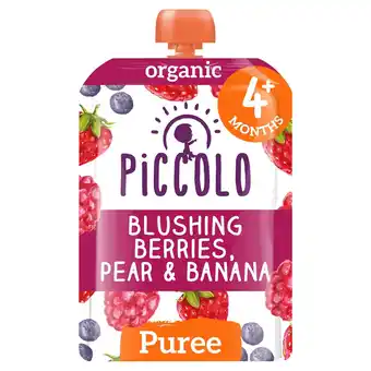 Tesco Piccolo organic blushing berries 100g fruit offer