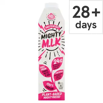 Tesco Mighty pea protein oat m.ik milk alternative 1 litre offer