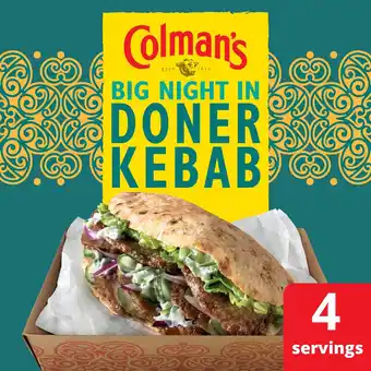 Tesco Colman's doner kebab seasoning mix 38g offer