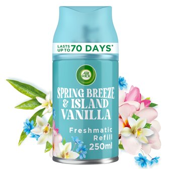 Tesco Airwick spring breeze & island vanilla refill 250ml offer
