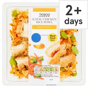 Tesco Tesco katsu chicken rice bowl 300g offer