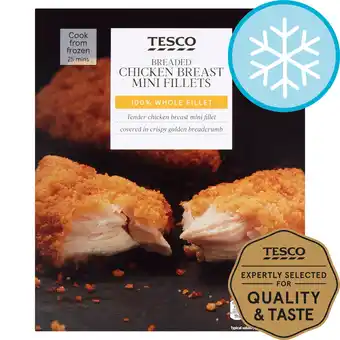 Tesco Tesco breaded mini chicken fillets 300g offer