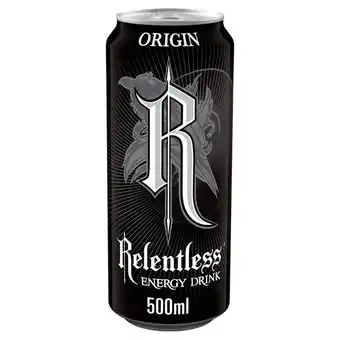 Tesco Relentless origin 500ml offer