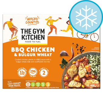 Tesco The gym kitchen bbq chicken & bulgur wheat 400g offer