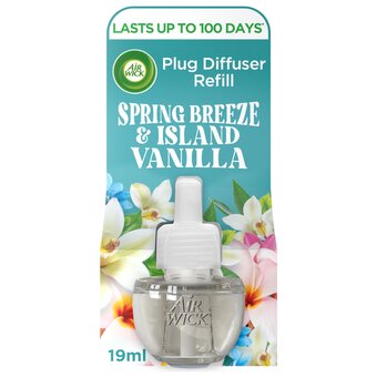 Tesco Airwick plug in refill spring breeze island vanilla 19ml offer