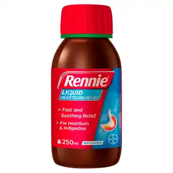 Tesco Rennie liquid 250ml offer