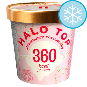 Tesco Halo top strawberry cheesecake ice cream 473ml offer