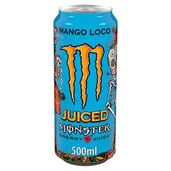 Tesco Monster juiced mango loco 500ml offer