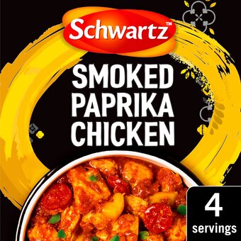 Tesco Schwartz spanish smoked paprika chicken 28g offer