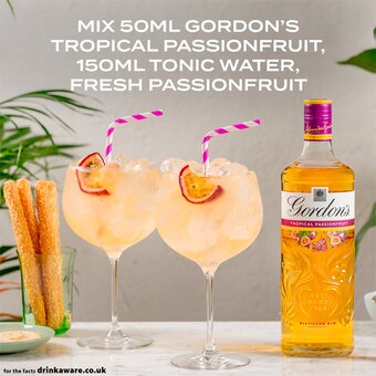 Tesco Gordon's gin tropical passion fruit 70cl offer