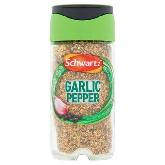 Tesco Schwartz garlic pepper 45g offer