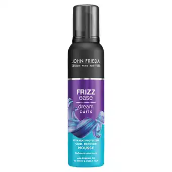 Tesco John frieda frizz ease curl reviver mousse 200ml offer