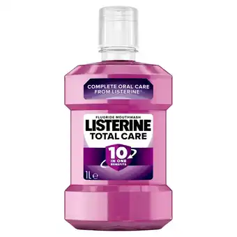 Tesco Listerine mouthwash totalcare 1ltr offer