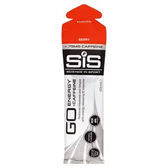 Tesco Sis. go isotonic energy caffeine gel berry 60ml offer