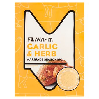 Tesco Flava-it garlic, herb & butter marinade 35g offer