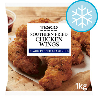 Tesco Tesco american southern fried chicken wings 1kg offer