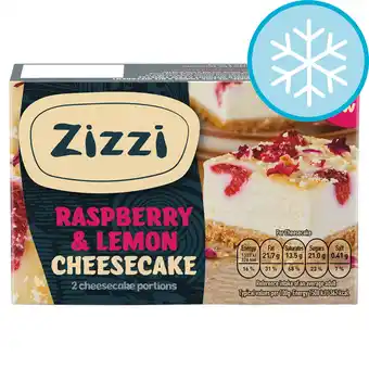 Tesco Zizzi lemon & raspberry cheesecake 2 x 90g offer