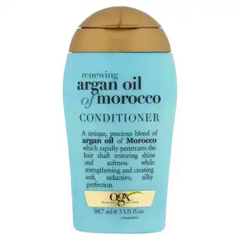 Tesco Ogx argan oil travel 88.7ml conditioner offer
