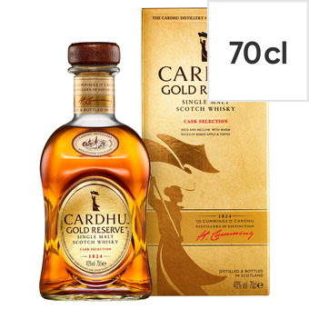 Tesco Cardhu gold reserve single malt whisky 70cl offer