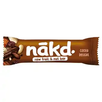 Tesco Nakd cocoa delight 35g offer