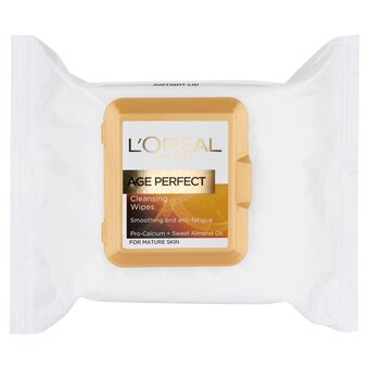 Tesco L'oreal paris age perfect cleansing wipes 25 offer