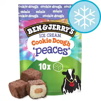 Tesco Ben & jerry's cookie dough peaces ice cream 160ml offer
