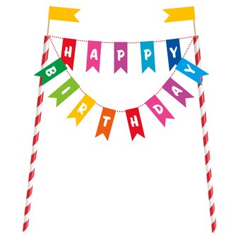 Tesco Bunting cake topper offer