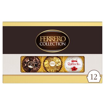 Tesco Ferrero collection 12 pieces boxed chocolates 135g offer