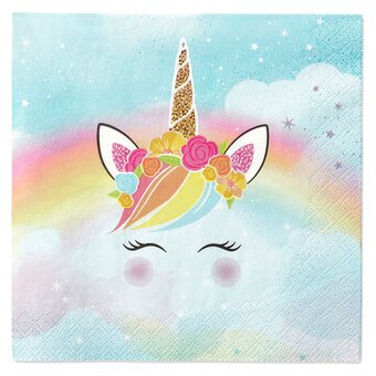 Tesco Tesco unicorn napkin 20 pack offer