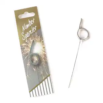 Tesco Number 6 cake sparkler offer
