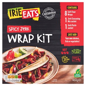 Tesco Irie eats spicy jerk wrap kit 460g offer