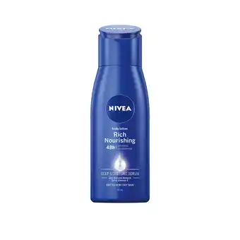 Tesco Nivea body lotion rich nourishing deep moisture serum 75ml offer
