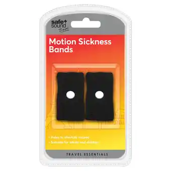 Tesco Safe & sound motion sickness bands offer