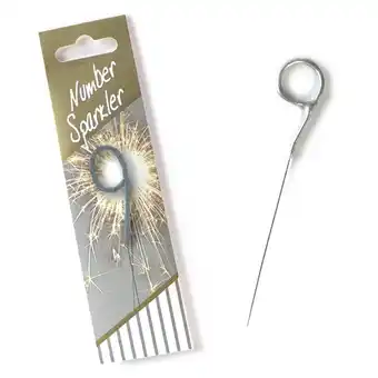 Tesco Number 9 cake sparkler offer