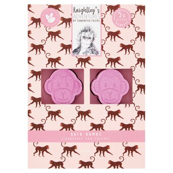 Tesco Knightley's adventures bath bombs strawberry & coconut 5x25g offer
