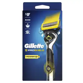 Tesco Gillette proshield power razor offer