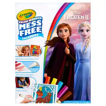 Tesco Crayola colour wonder frozen offer
