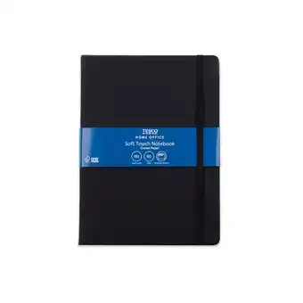 Tesco Tesco soft cover b5 notebook black 96 sheets offer