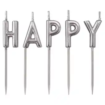 Tesco Tesco birthday foil letter candles offer