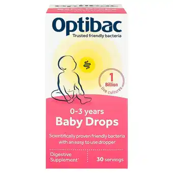 Tesco Optibac probiotics for your baby offer